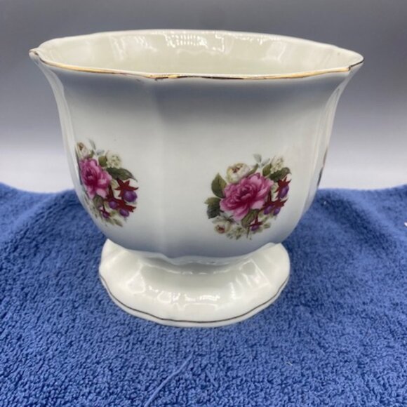 Vintage Formalities By Baum Bros Summer Flowers Collection Rose Vase - Picture 1 of 4